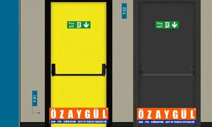 Acil Çıkış Y01 · Y02 kapı modeli